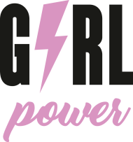 Damska koszulka z napisem girl power