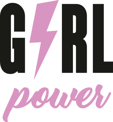 Damska koszulka z napisem girl power