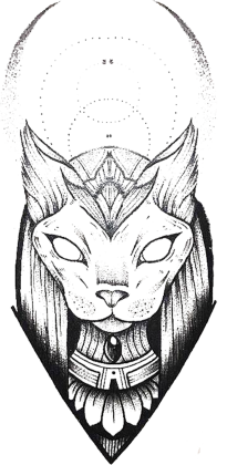 Koszulka Bastet, T-shirt Bastet