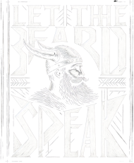 Koszulka męska Let the Beard Speak