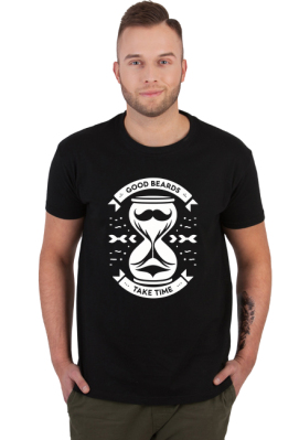 Koszulka męska GOOD BEARD TAKE TIME - Broda Nation