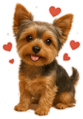Yorkshire Terrier, York - nadruk