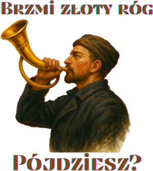 Koszulka złoty róg - nadruk