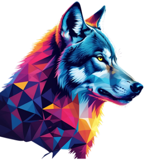 Silent Wolf Lines - nadruk