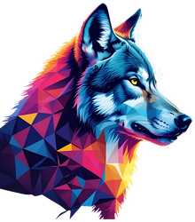 Silent Wolf Lines - nadruk