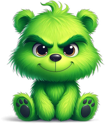 Body dziecięce miś Grinch