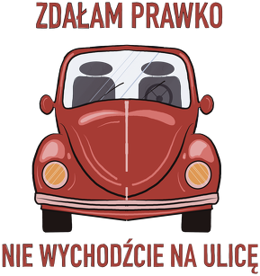 Prawo jazdy - nadruk