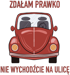 Prawo jazdy - nadruk