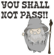 you shall not pas red