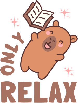 Only Relax - nadruk
