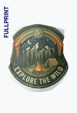 Komin wielofunkcyjny "Explore the Wild" – DOW BLE Survival Buff - DOW BLE - Kolekcja Odkrywcy