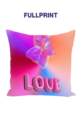 Poduszka Fullprint "Vibrant Love" – DOW BLE Liquid Home - DOW BLE - Kolekcja Odkrywcy