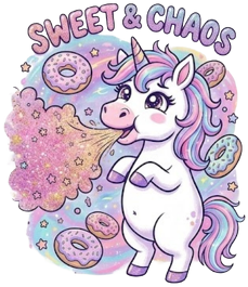 Kubek "Sweet & Chaos" – BROKATOWY KICH - nadruk