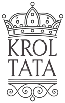 Król tata kubek z napisem elegancki design - nadruk