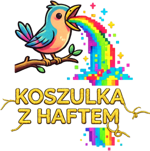 Koszulka Dziecięca Unisex – Tęczowa Eksplozja Radości! - nadruk