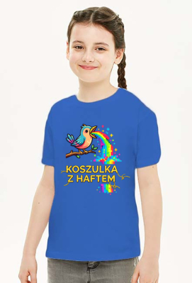 Koszulka Dziecięca Unisex – Tęczowa Eksplozja Radości! - MariDonna90AI