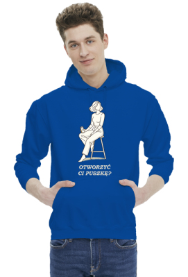 Bluza Męska z Kapturem – Otworzyć Ci Puszkę? (Streetwear Style) - MariDonna90AI