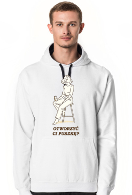 Bluza Męska Double Color – Otworzyć Ci Puszkę? (Urban Contrast) - MariDonna90AI
