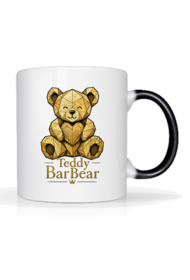 Magiczny Kubek Złoty Miś - BarBae Music Merch