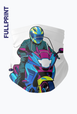 Synthwave Racer Neonowy Motocykl - PrintBaza
