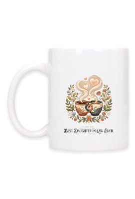 Kubek Najlepsza Synowa - Best Daughter-In-Law Ever Kwiaty - PrintBaza