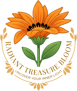 Bluza Radiant Treasure Bloom – Motywacyjny Kwiat - nadruk