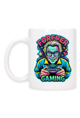 Nadruk Forever Gaming – retro gaming, pad, geek, koszulka dla gracza - PrintBaza