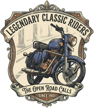 Wzór na Bluzę Retro: Klasyczny Motocykl - nadruk