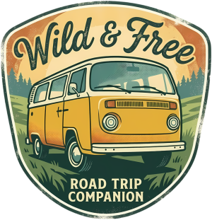 Koszulka Vanlife Wild Free – Prezent dla Podróżnika Kamper - nadruk