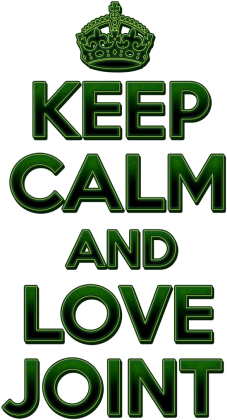 Keep Calm and love joint (woman)