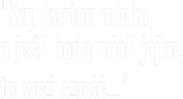 Koszulka "Kup karton mleka" 2
