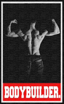 T-SHIRT " BODYBUILDER " red