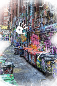 Graffit Street (black)