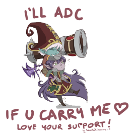 League of Legends Support Lulu ADC Tristana