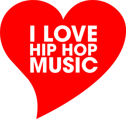 DAMSKA Koszulka I Love Hip Hop Music Vol. 2 BIAŁA