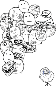 Koszulka żółta Rage Comics męska
