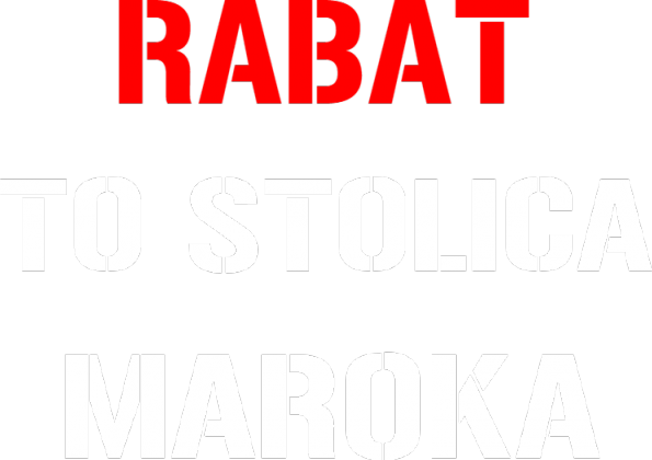 Koszulka męska Rabat to stolica Maroka