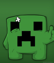 creeper and enderman