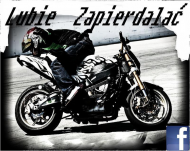 Koszulka LZ ze zdjęciem motocyklisty