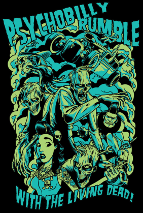 Psychobilly rumble man sweatshirt