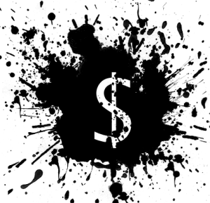 dolar 5 - nadruk
