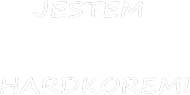 Jestem hardkorem (męski czarny)