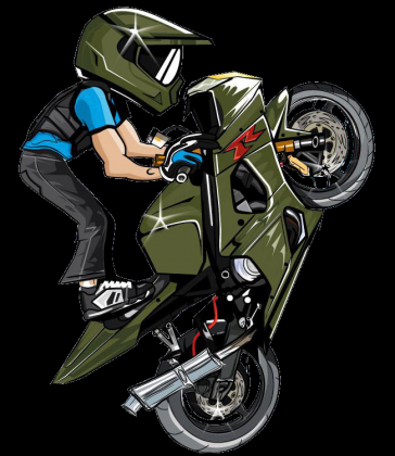 Stunt koszulka,wzór 1,czarna