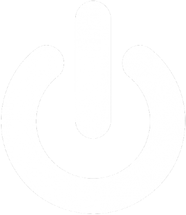 Power Button - biały nadruk