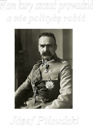 Józef Piłsudski - cytat 4 czarna bluza