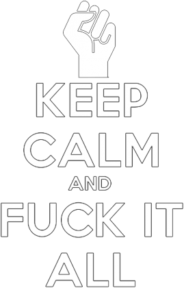 Fuck it all - Dla dziewczyny, czarna