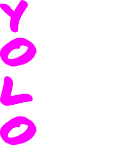 Bawełniana torebka ekologiczna YOLO. Kolor czarny.
