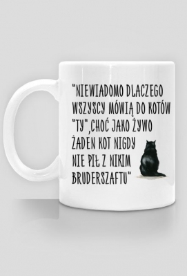 Kot Behemot - Mistrz i Małgorzata - kubek - .