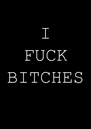 I fuck bitches - czarna