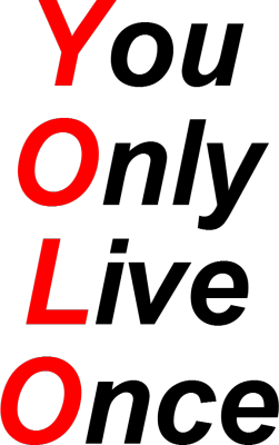 YOLO - nadruk